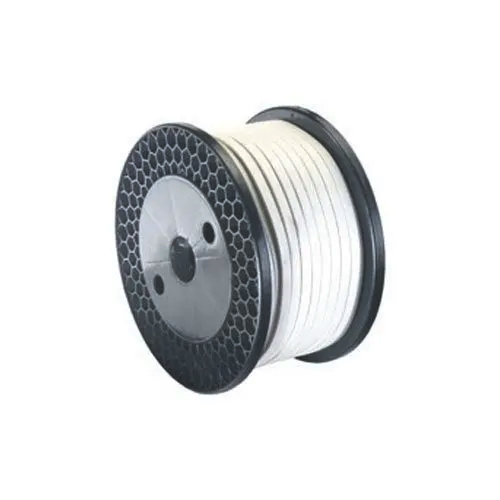 Cotton Insulated Aluminum Wire - 20m Roll, White Color, Solid Conductor, Single Core, Industrial Usage, Warranty Included