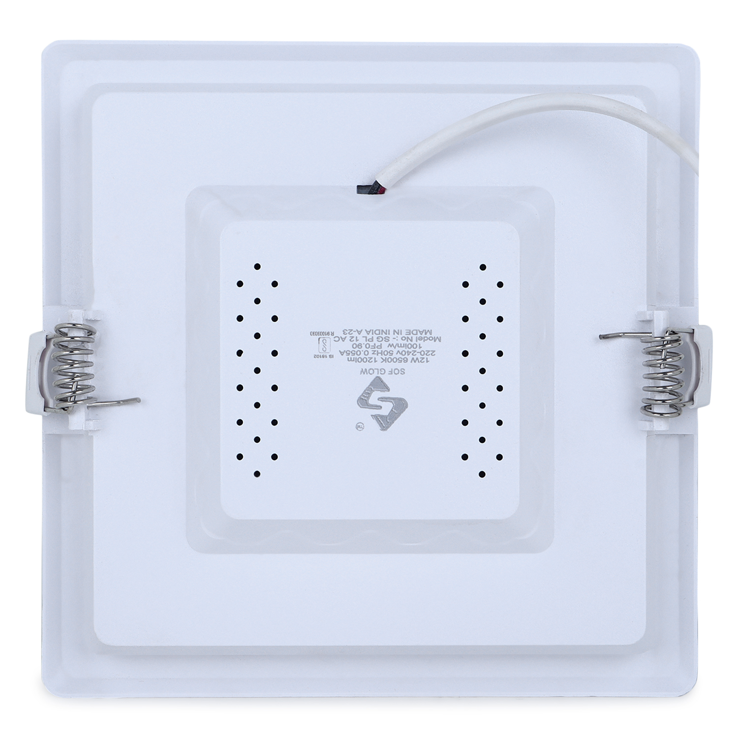 12w Led Panel Light Rd Cw - Aluminium, Round Shape, Cool White Color, 220-240v, 50hz, >1200 Lm Output | Ideal For Home, Office, And Shop Use