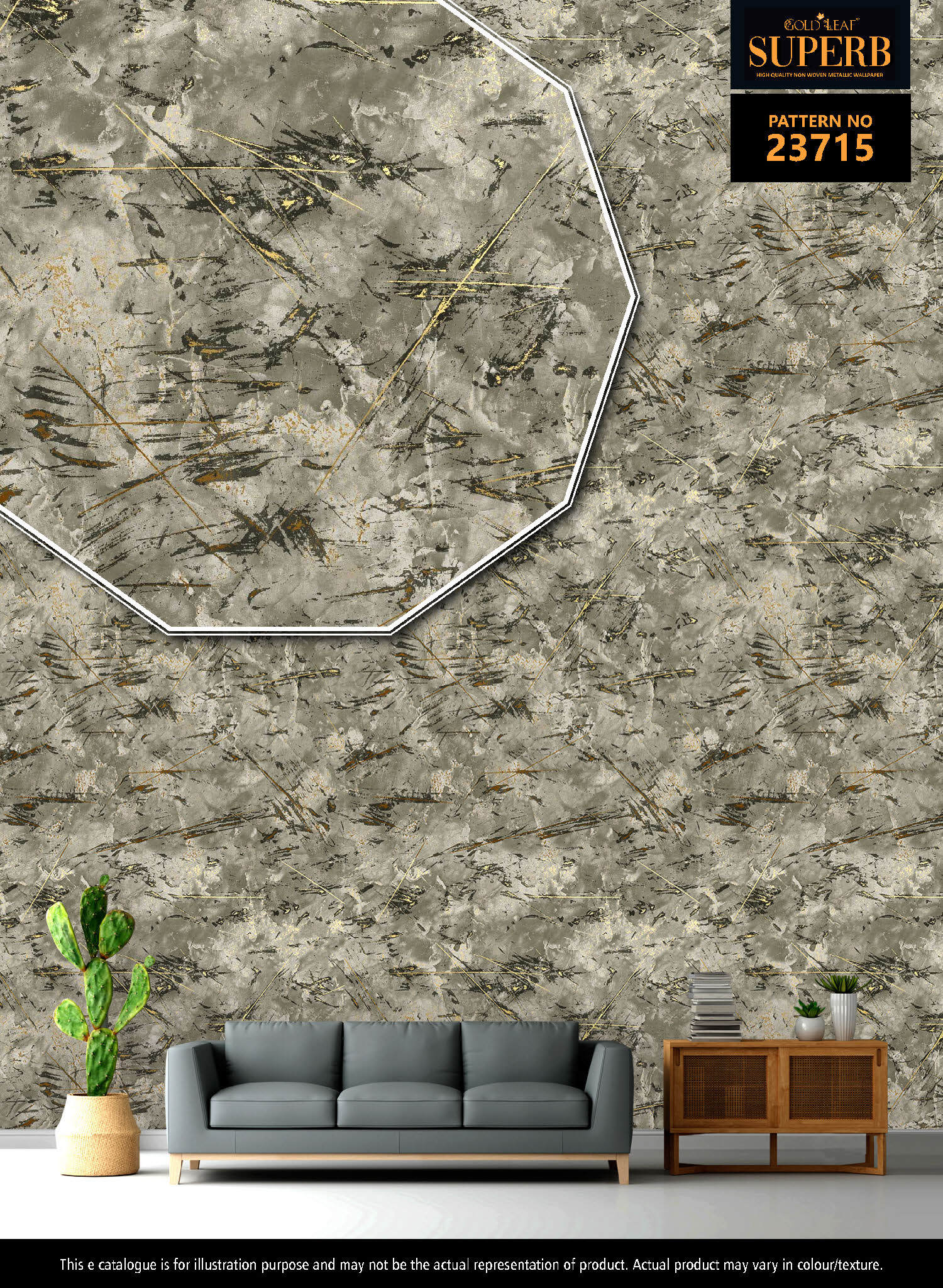 Metallic Wallpaper 2 - Material: Pvc