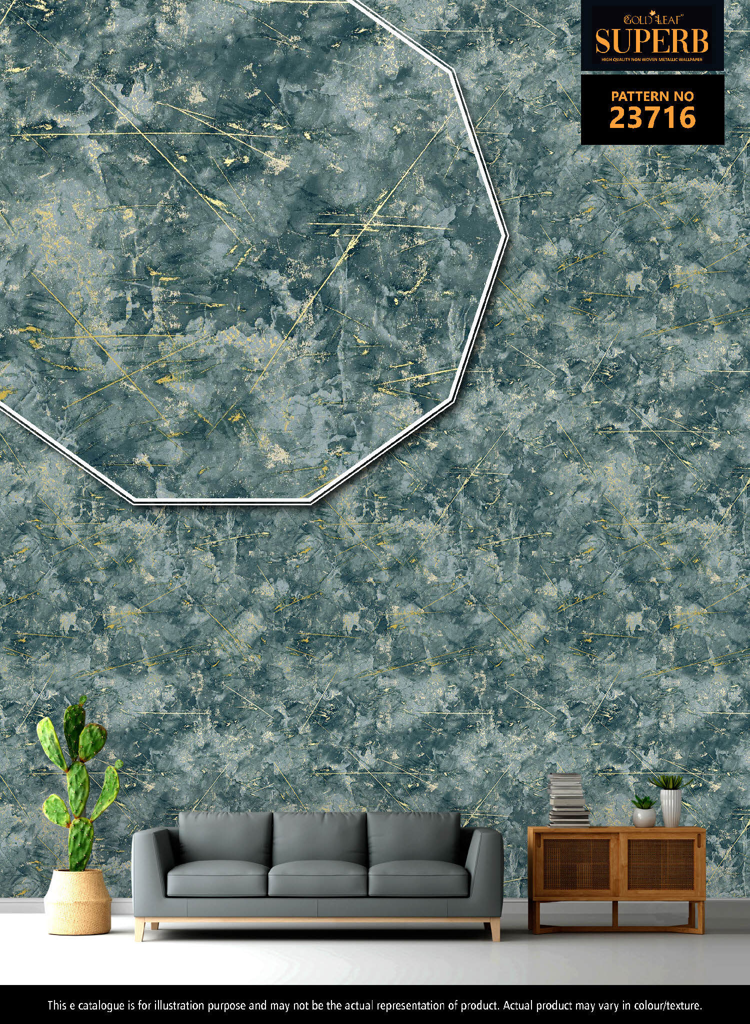 Metallic Wallpaper 2 - Material: Pvc