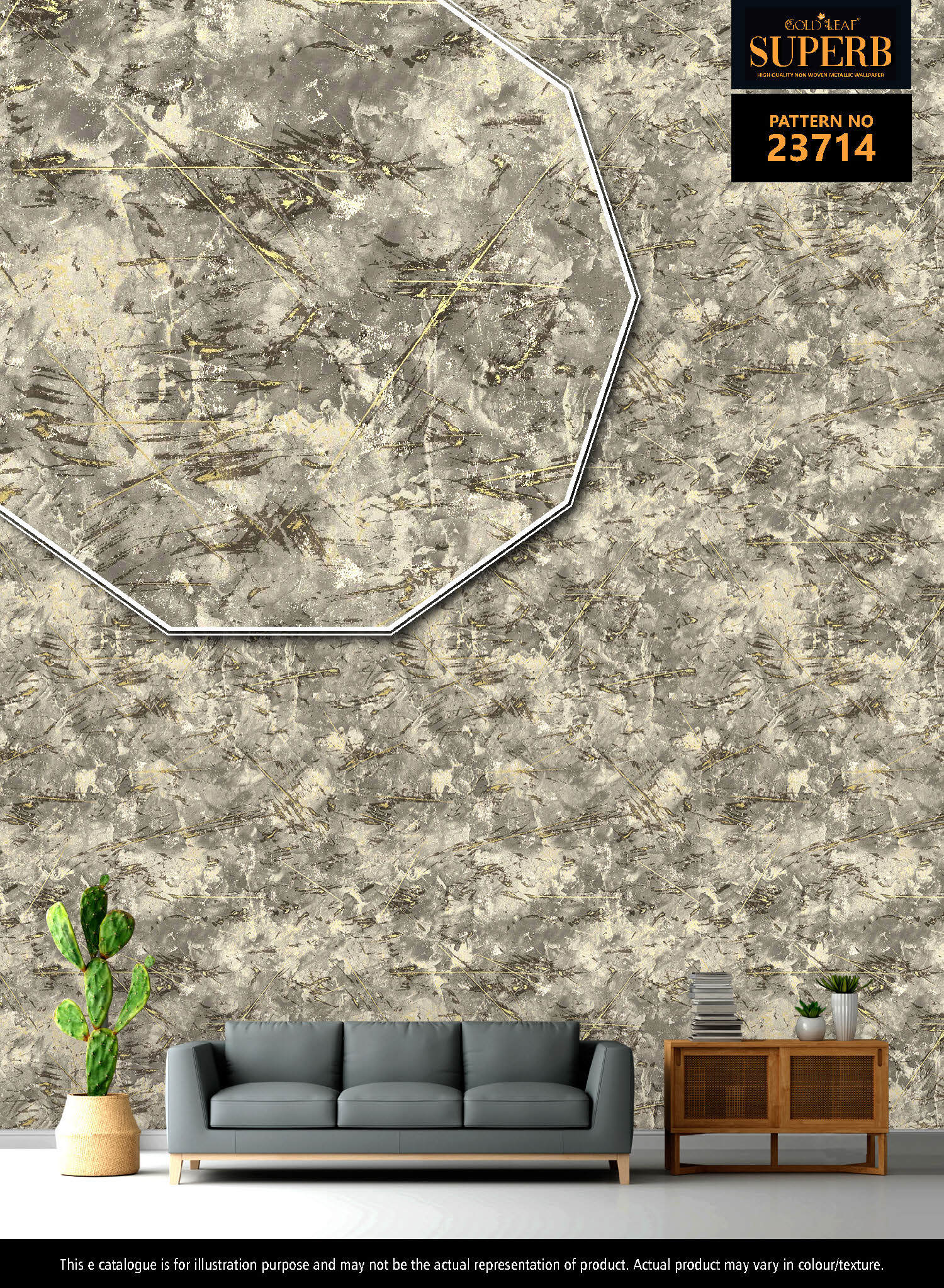 Metallic Wallpaper 2 - Material: Pvc