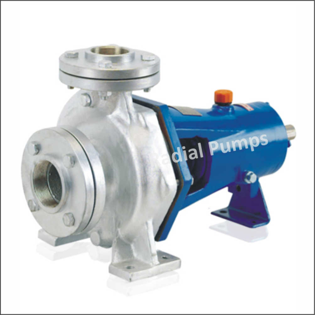 Single Stage Horizontal Centrifugal End Suction Pump - High Pressure, 25 Mm To 300 Mm Size Range, Electric Power Source, 1 Year Warranty, Designed For High Temperature Industrial Applications