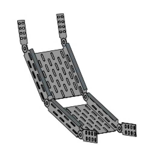 Adjustable Riser - Steel Composition, Powder Coated Finish | Versatile Height Adjustability and Durable Support for Various Applications