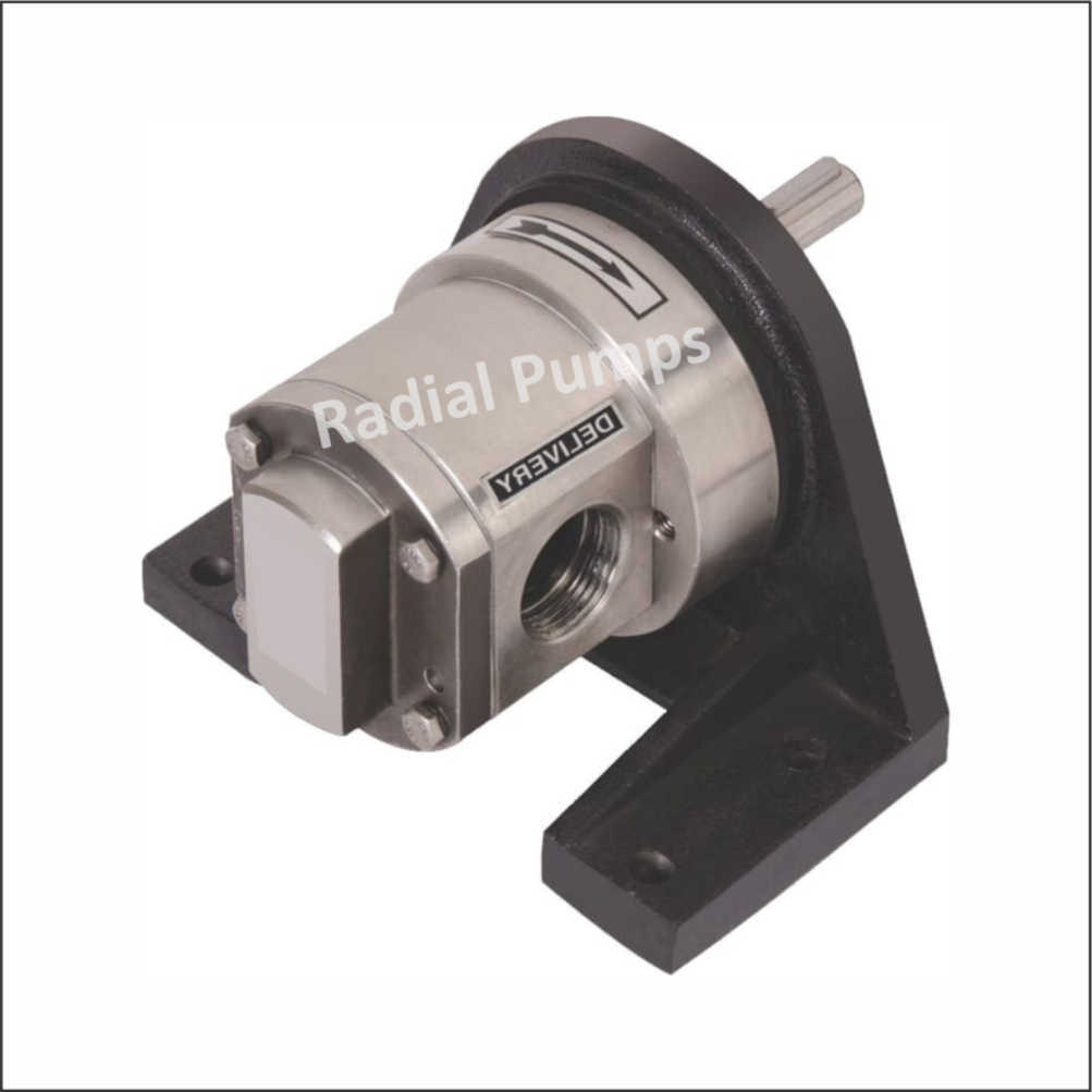 Rotary Gear Pump - Metal, Size 12 Mm To 120 Mm | Medium To High Pressure, High Temperature, Electric Power Source, Horizontal Shaft Orientation, 1-year Warranty