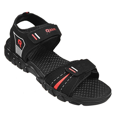 कोब 03 लाल और काला सैंडल