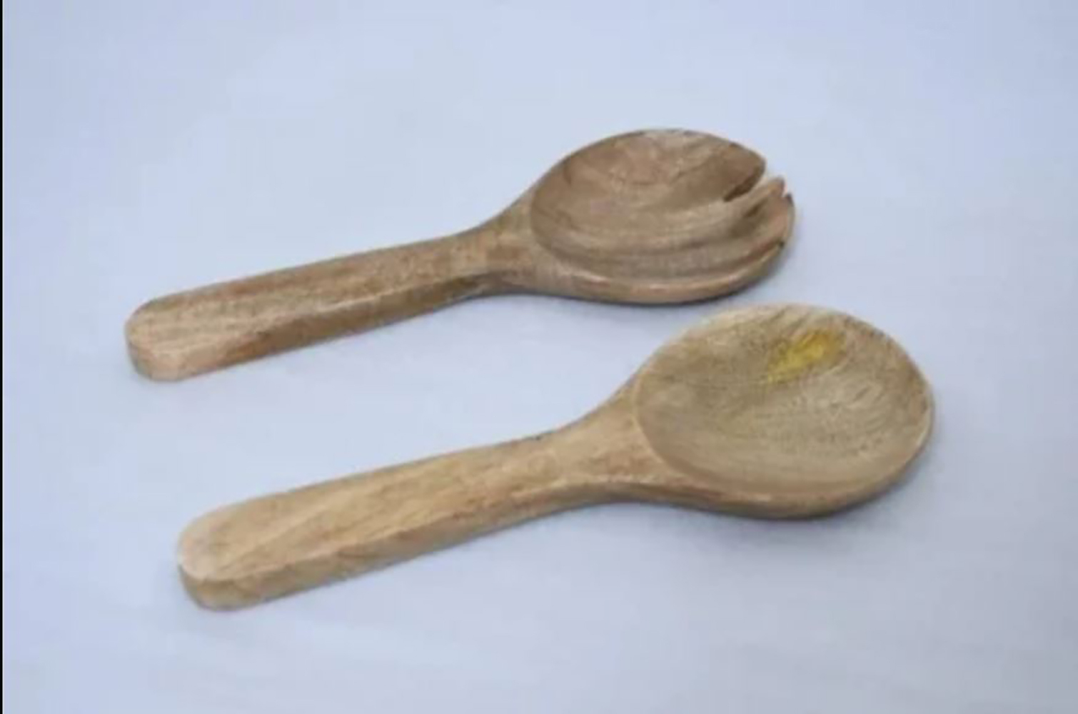 Wooden Serving Spoon 3 - Wooden Material, Large Size, Natural Color | Gentle On Cookware, Versatile For Serving And Portioning Food