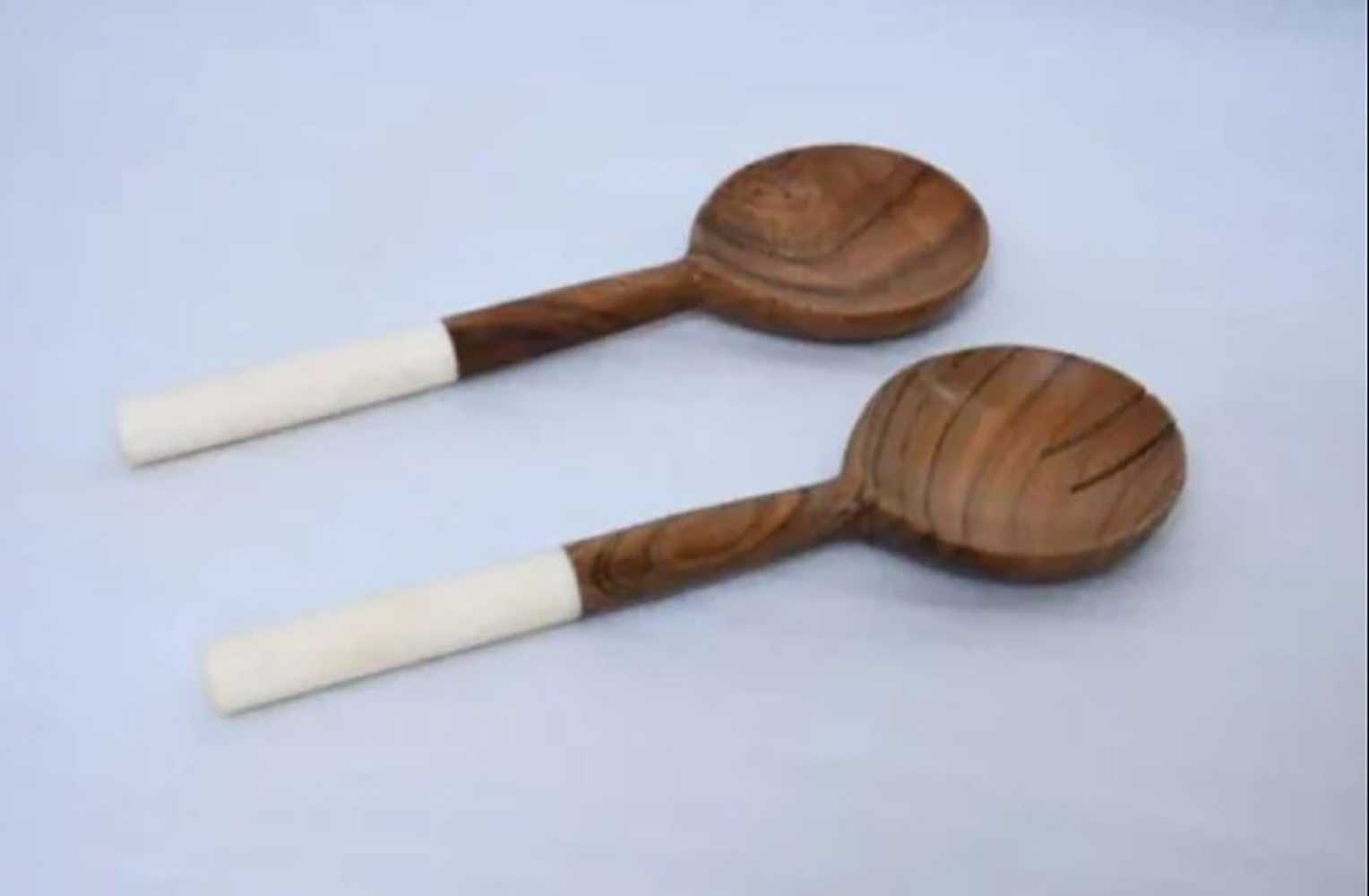 Wooden Serving Spoon 3 - Wooden Material, Large Size, Natural Color | Gentle On Cookware, Versatile For Serving And Portioning Food