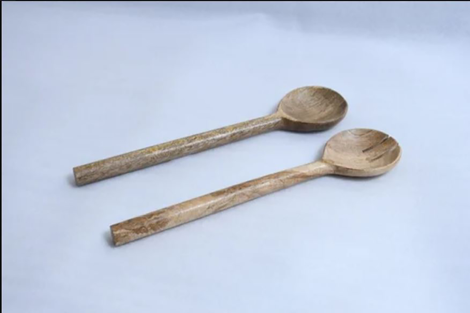 Wooden Serving Spoon 4 - Natural Wood Material, Large Size For Serving, Gentle Touch On Cookware, Versatile For Various Dishes, Decorative Design