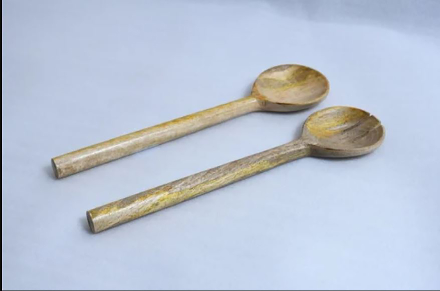 Wooden Serving Spoon 8 - Natural Wood Material, 12 Inches Long | Versatile Utensil For Serving And Portioning, Gentle On Cookware
