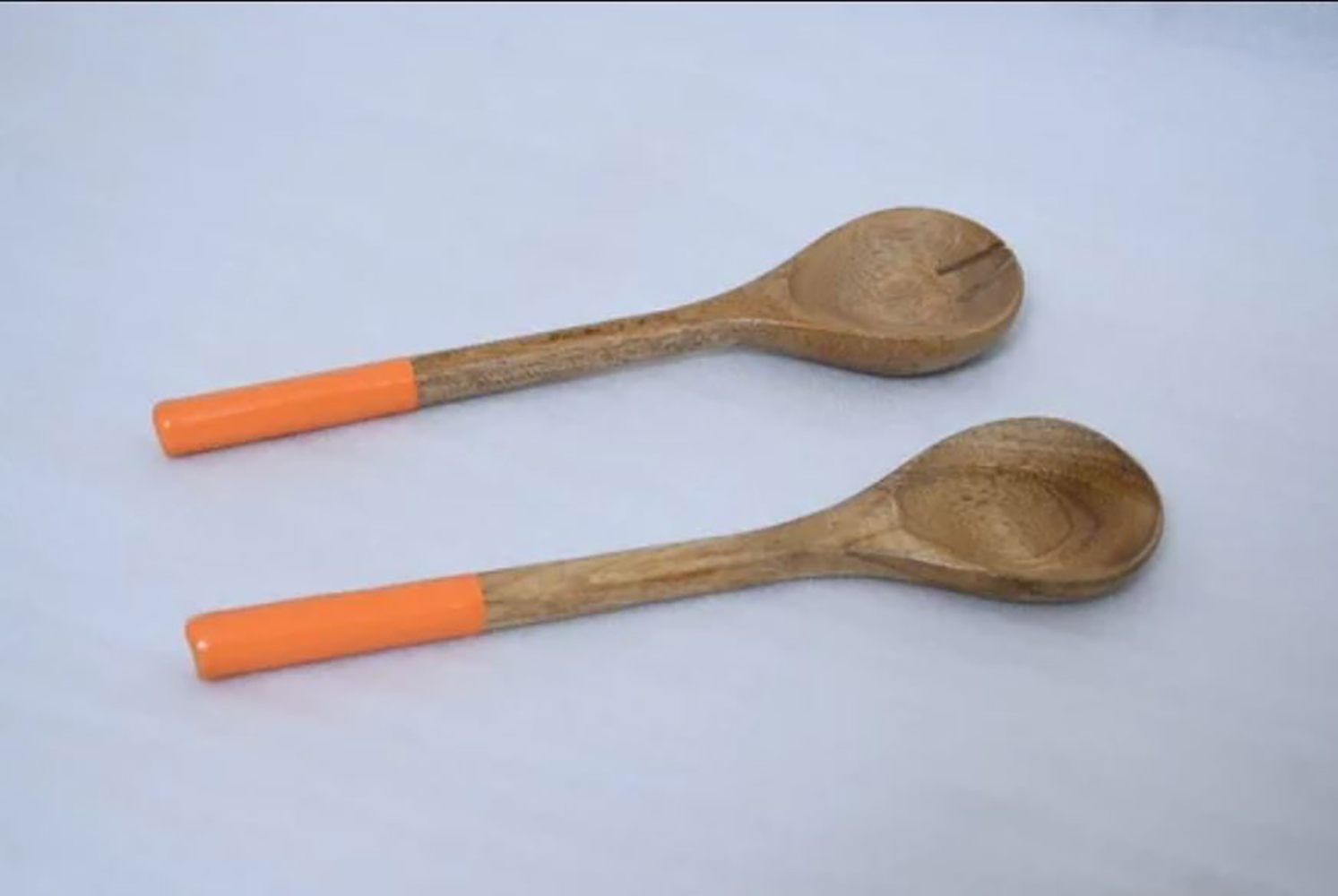 Wooden Serving Spoon 20 - Natural Wood Material, 12 Inches Long, Classic Brown Finish | Versatile Kitchen Utensil, Gentle On Cookware, Elegant Design