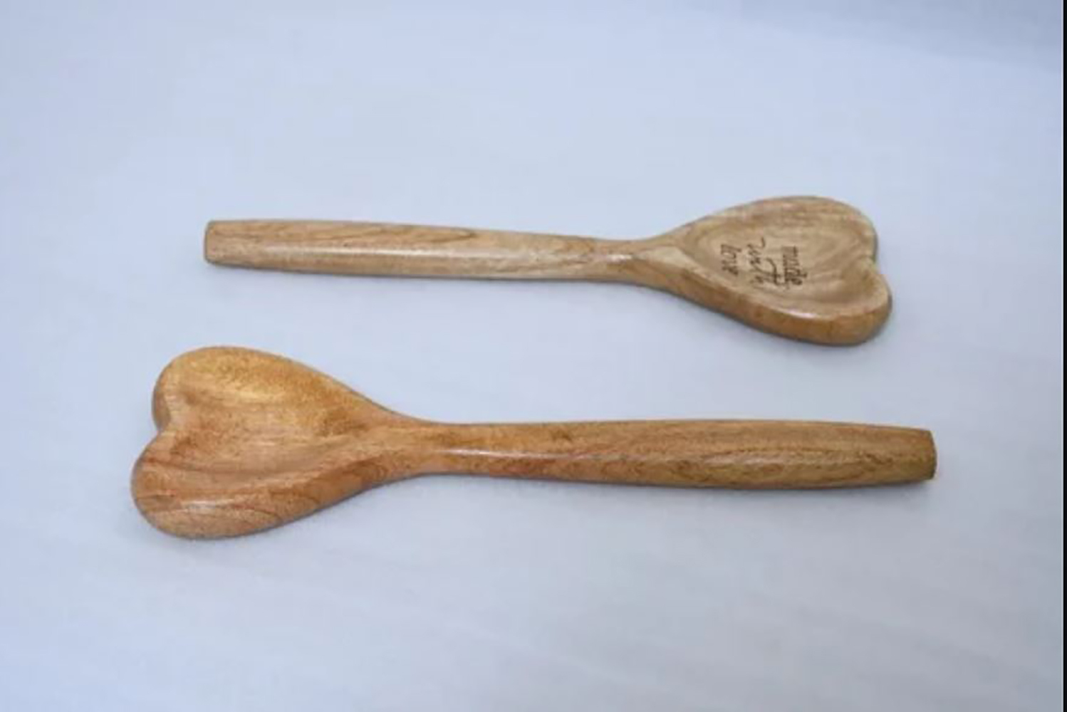Wooden Serving Spoon 20 - Natural Wood Material, 12 Inches Long, Classic Brown Finish | Versatile Kitchen Utensil, Gentle On Cookware, Elegant Design