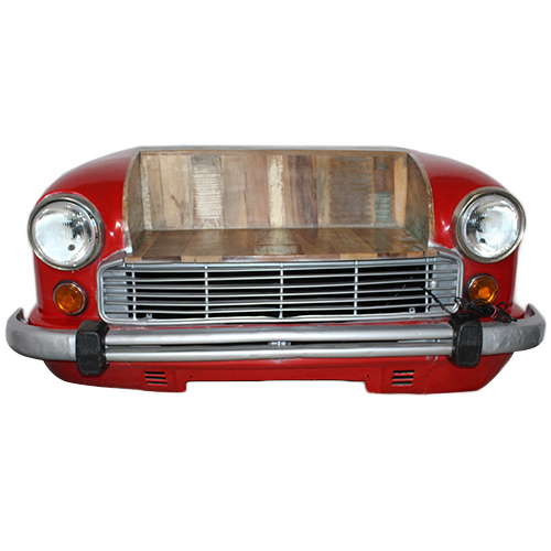 American Style Automobile Furniture Old Ambasater Car With Recycle Wood Sofa