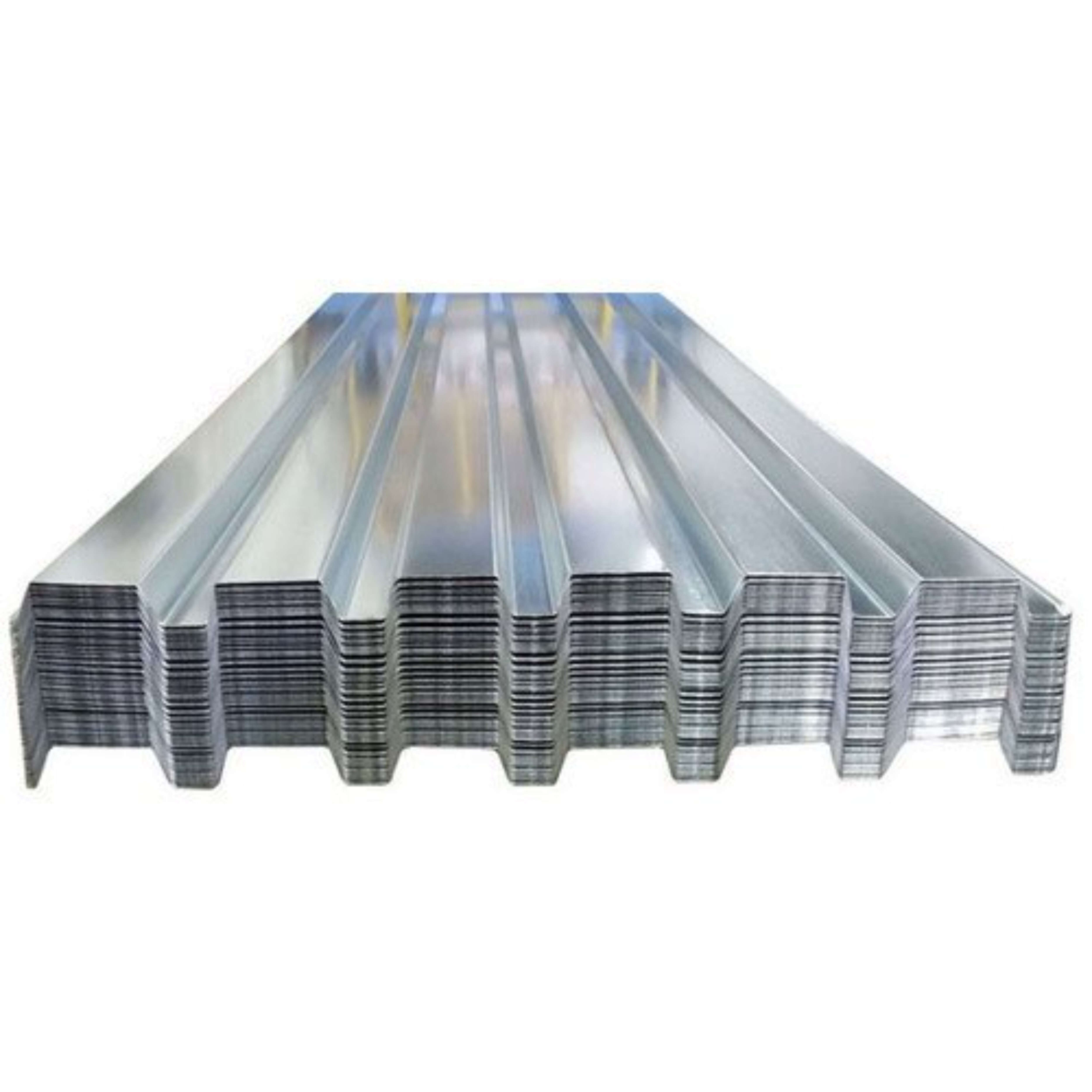 Deck Sheet - Galvanised Steel Components, 915 Mm Thickness | Silver Finish, Customized Shape, Lightweight, Heat Resistant