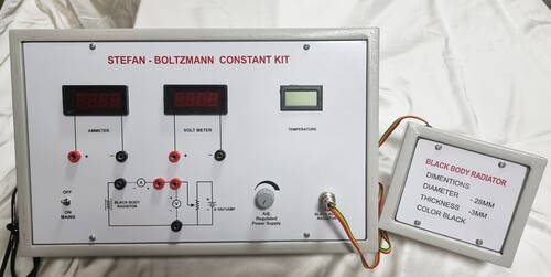 STEFAN BOLTZMAN CONSTANT KIT - Black Body Radiation Measurement Tool | Precision Measurement, Comprehensive Teaching Resource, Ideal for Educational Purposes