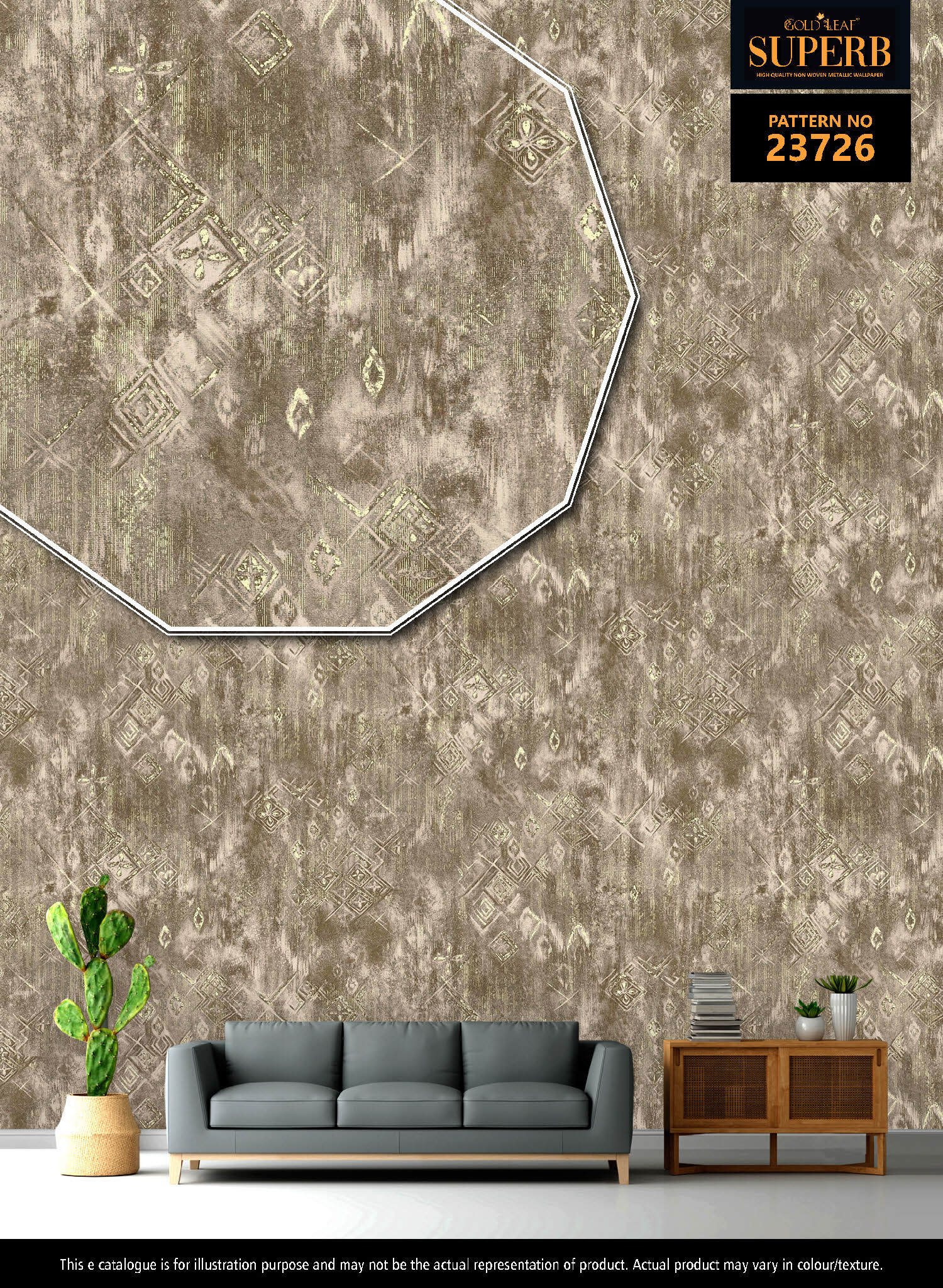 Metallic Wallpaper2 - Style: Modern