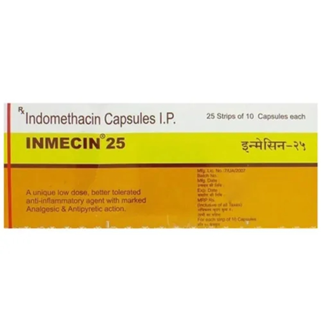 Inmecin 25 Mg Ingredients: Indomethacin