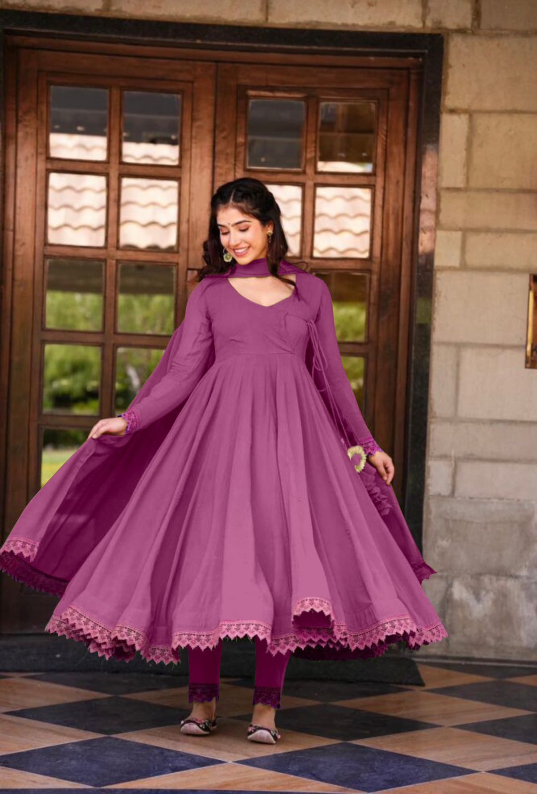 Georgette Gown - Elegant Flowing Fabric | Perfect For Formal Events, Timeless Design, Comfortable Fit