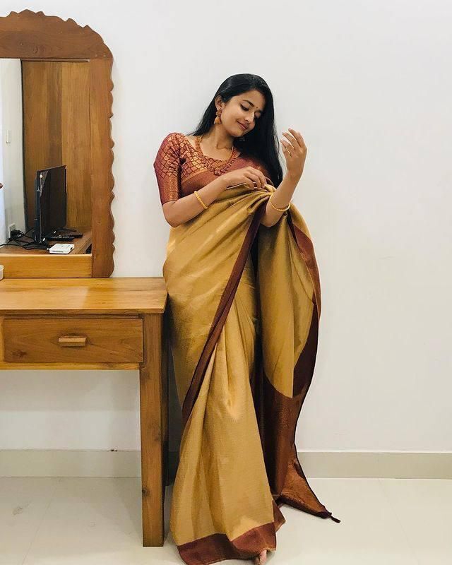 Jacquard Work Saree - Color: 1