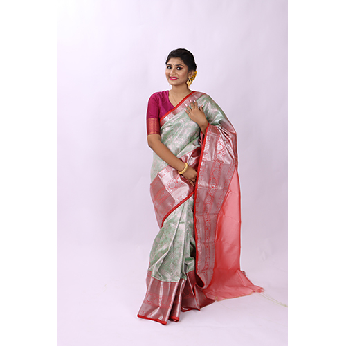 Casual Light Color Kanjivaram Silk Saree