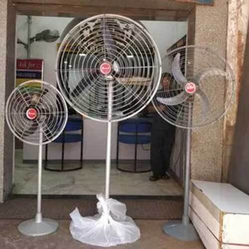 Pedestal Air Circulator Fans - Color: White/Grey