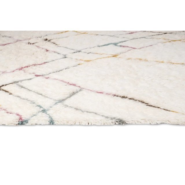 Aldous Wool Rugs - Color: White