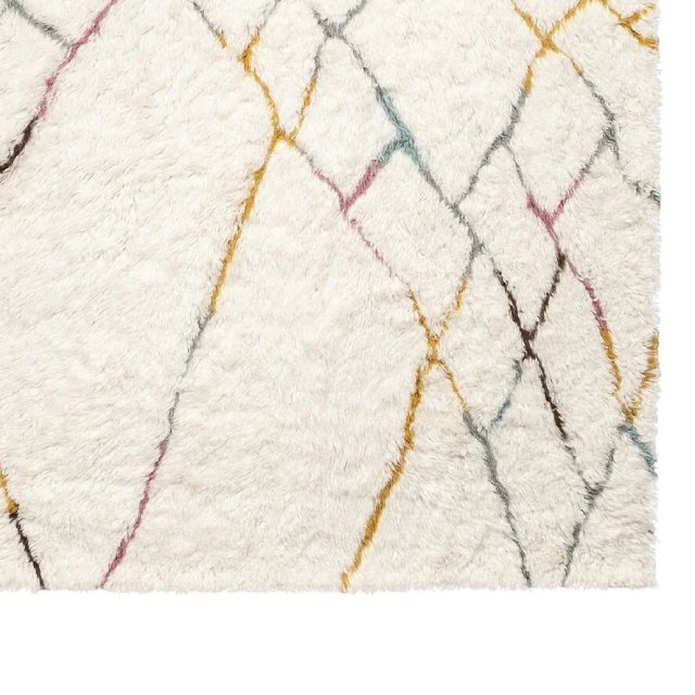 Aldous Wool Rugs - Color: White