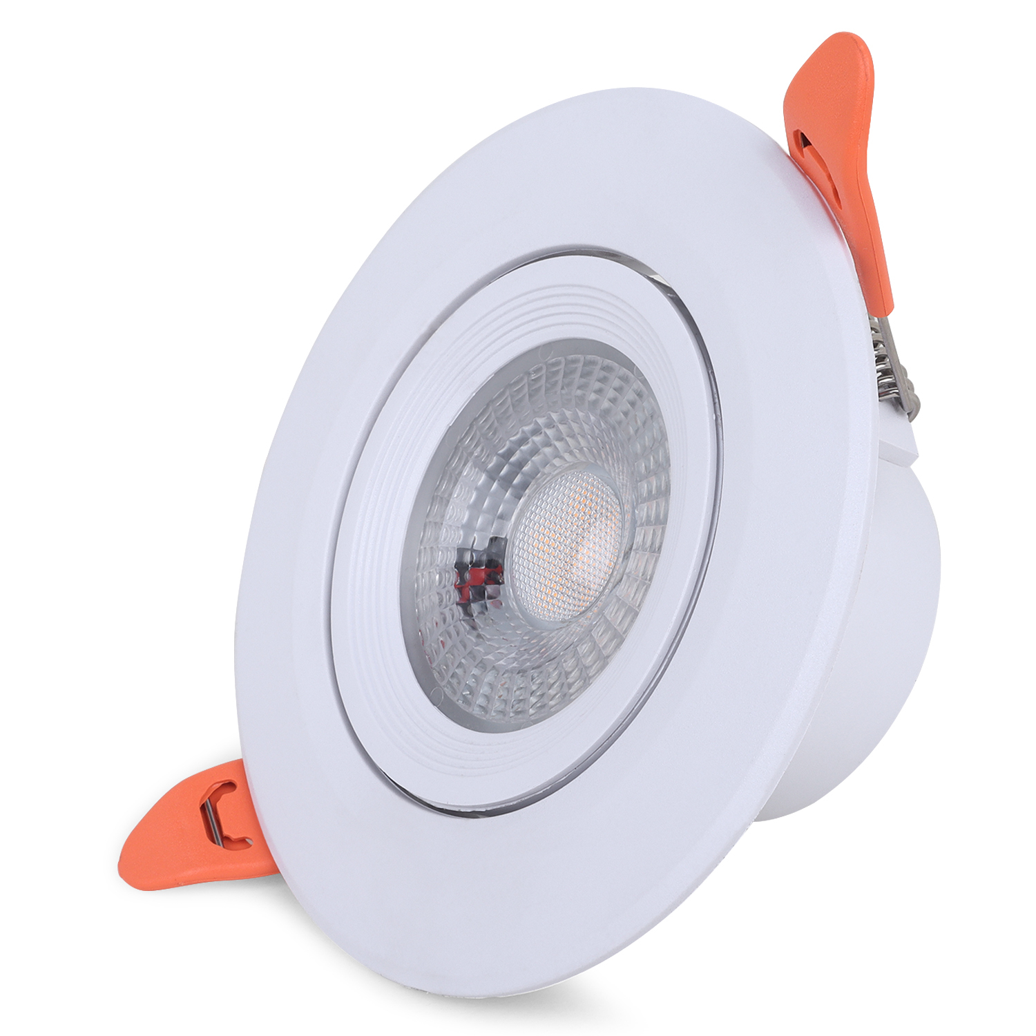 12w Movable Down Spot Light Cw - Aluminium, Round Shape, Cool White | Beam Angle >120â°, Rated Lumens >1200 Lm, Cri >80%, 220-240v, 50hz