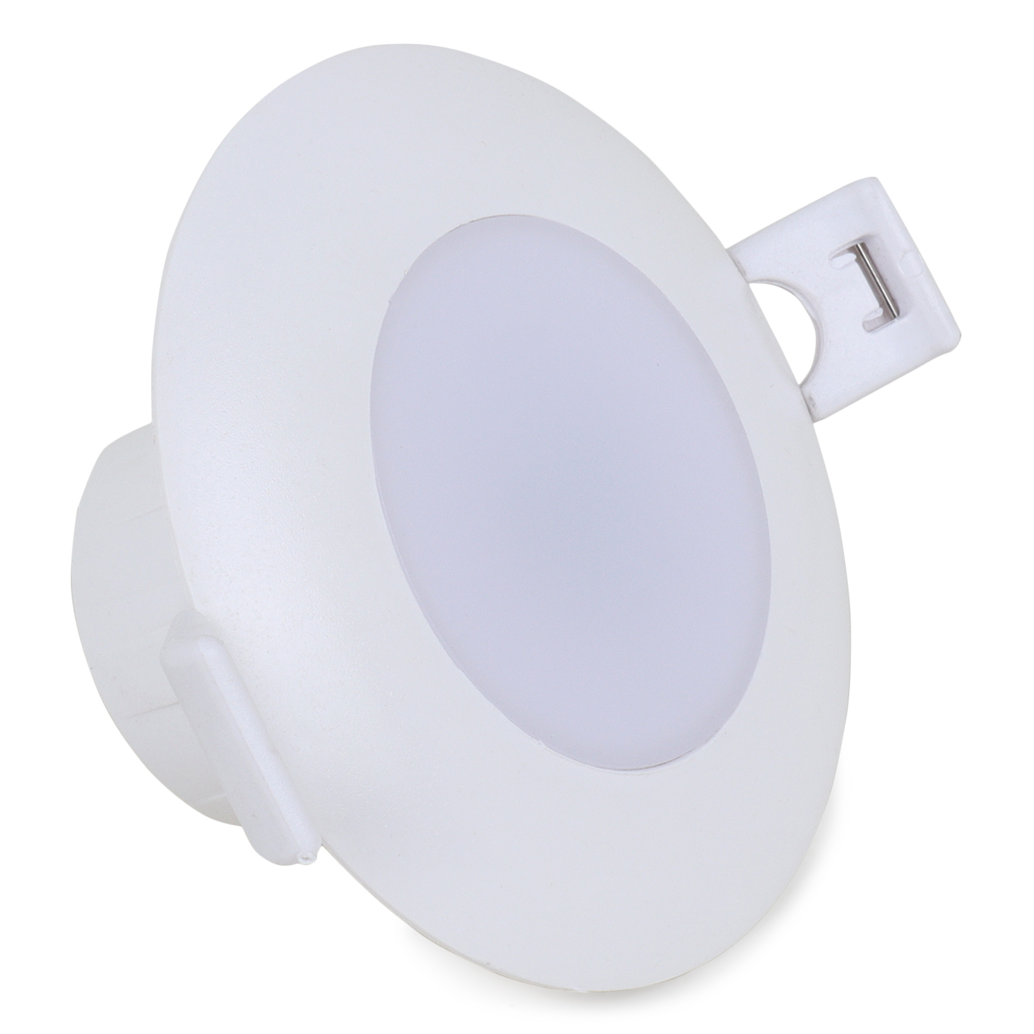 3w Led Deep Light - Aluminium Mcpcb 1mm, 4k 440v, 300lm, 4 Inch Round | Cool White, Ideal For Home, Office, And Shop