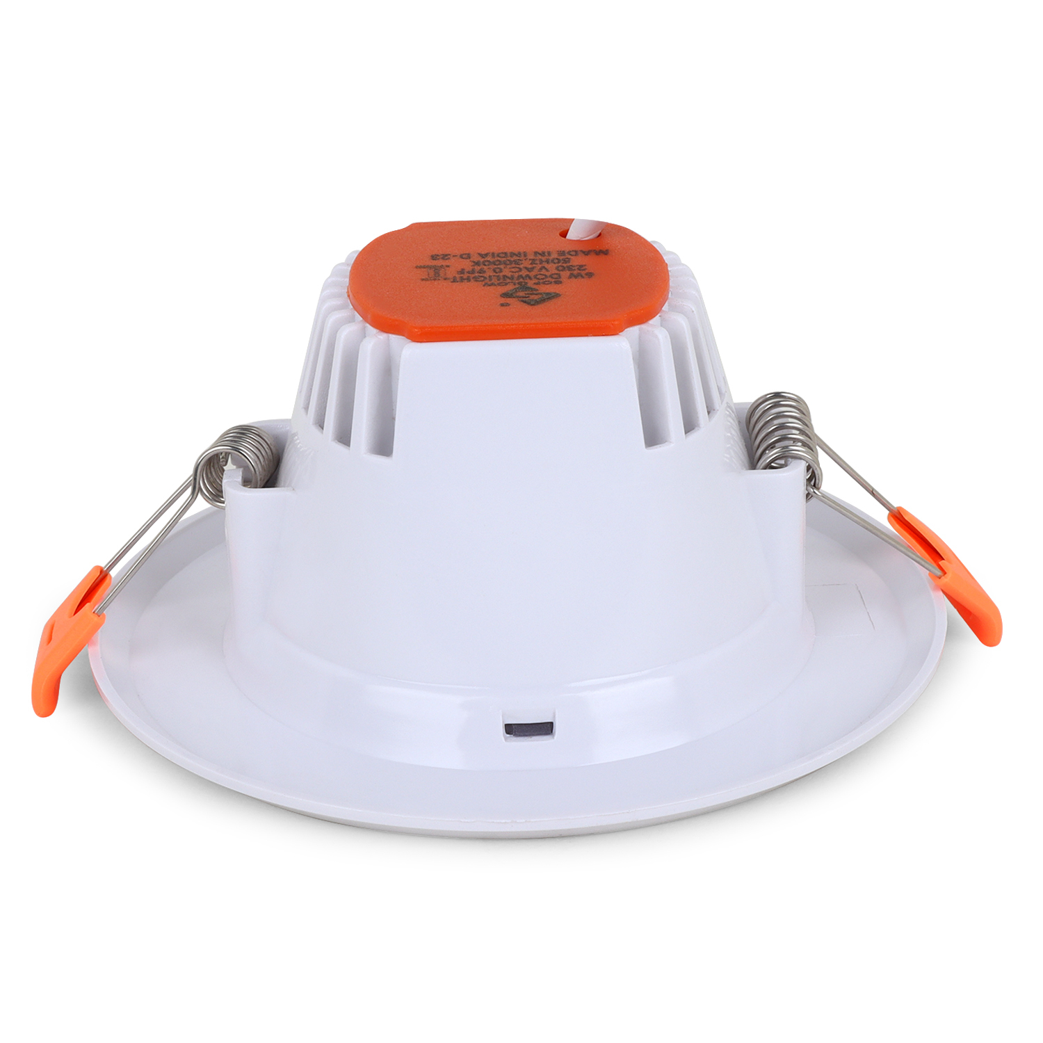 6w Led Down Light - Aluminium Housing, 4 Inch Diameter, Cool White Light, 600 Lumens, 100-300v, 4k / 440v