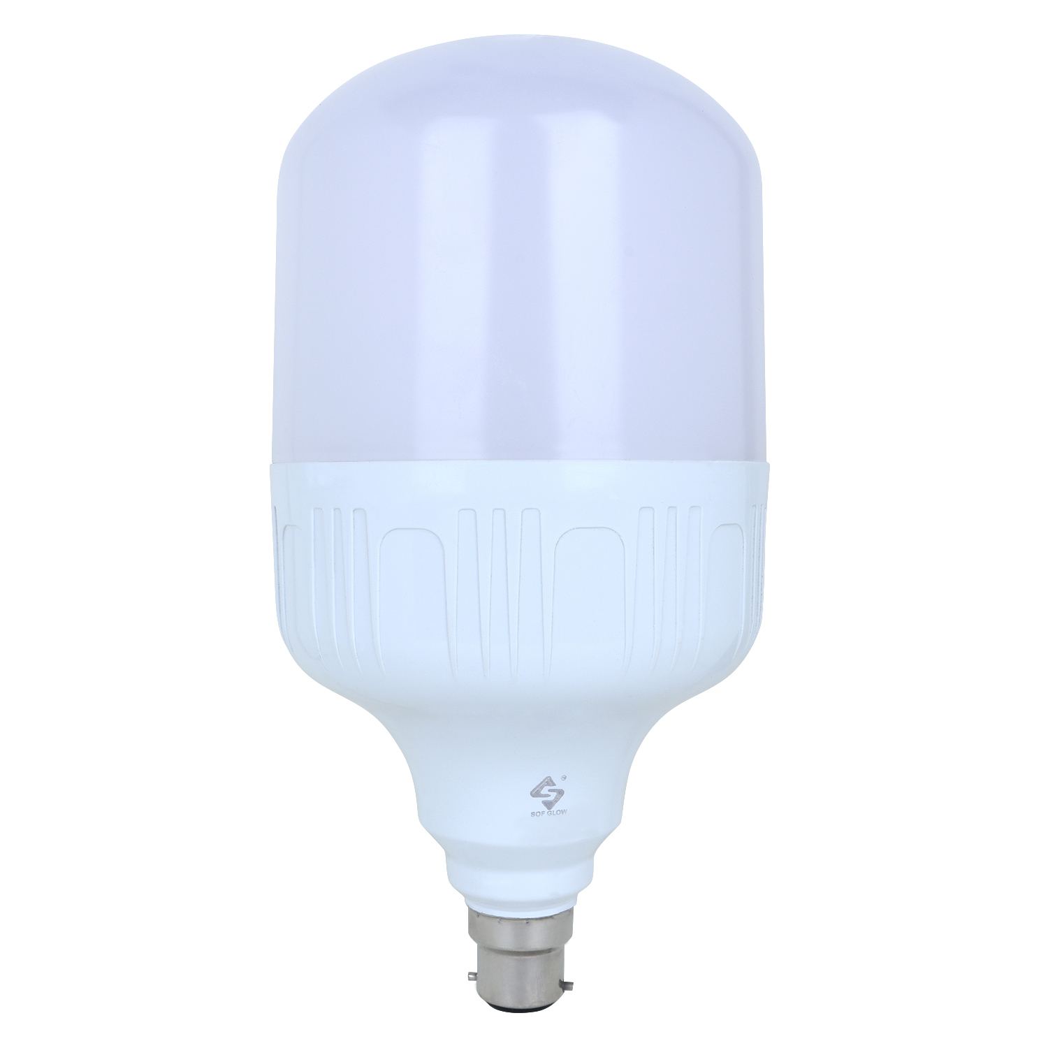 40w Led Dob Bulb T-120 Lb B-22 Cw - Aluminum Mcpcb 1.5mm / Dia 112mm / Spd Circuit / 4kv 440 Aluminium Ppt Housing T-100mm Lb Dome, Cool White Sof Glow, 15 Month Warranty