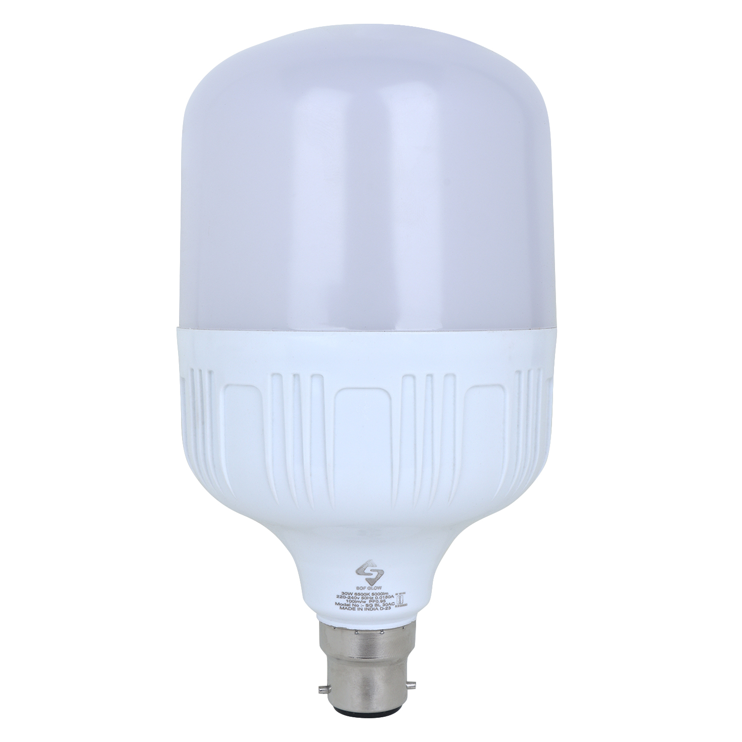 30w Led Dob Bulb T-100 Lb B-22 Cw - Aluminum Mcpcb 1.5mm/dia 92mm, Cool White, 4kv 440v With Spd Circuit, 15 Month Warranty | Ideal For Home, Office & Shop Use
