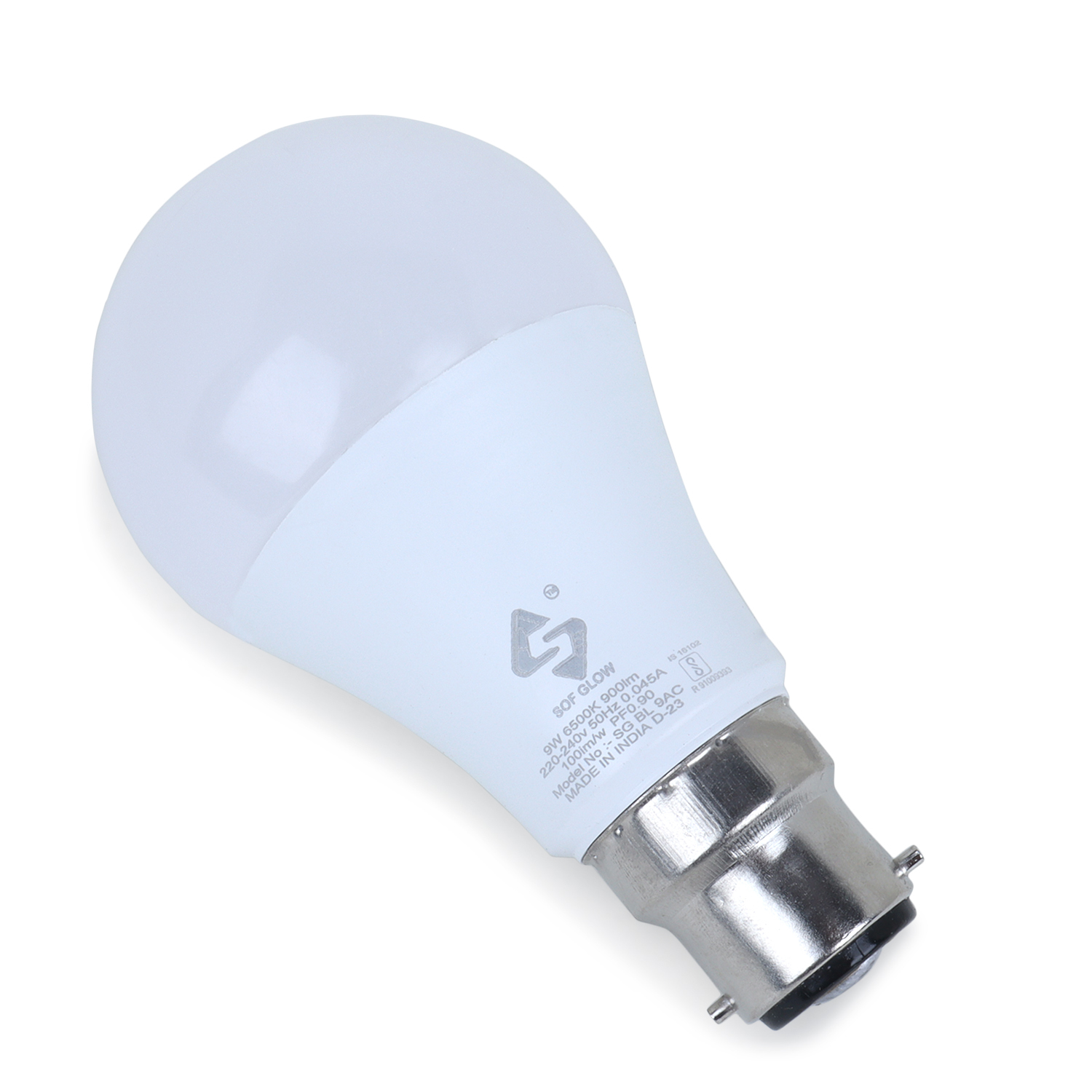 9w Led Dob Bulb A60-size-b Hb B-22 Cw