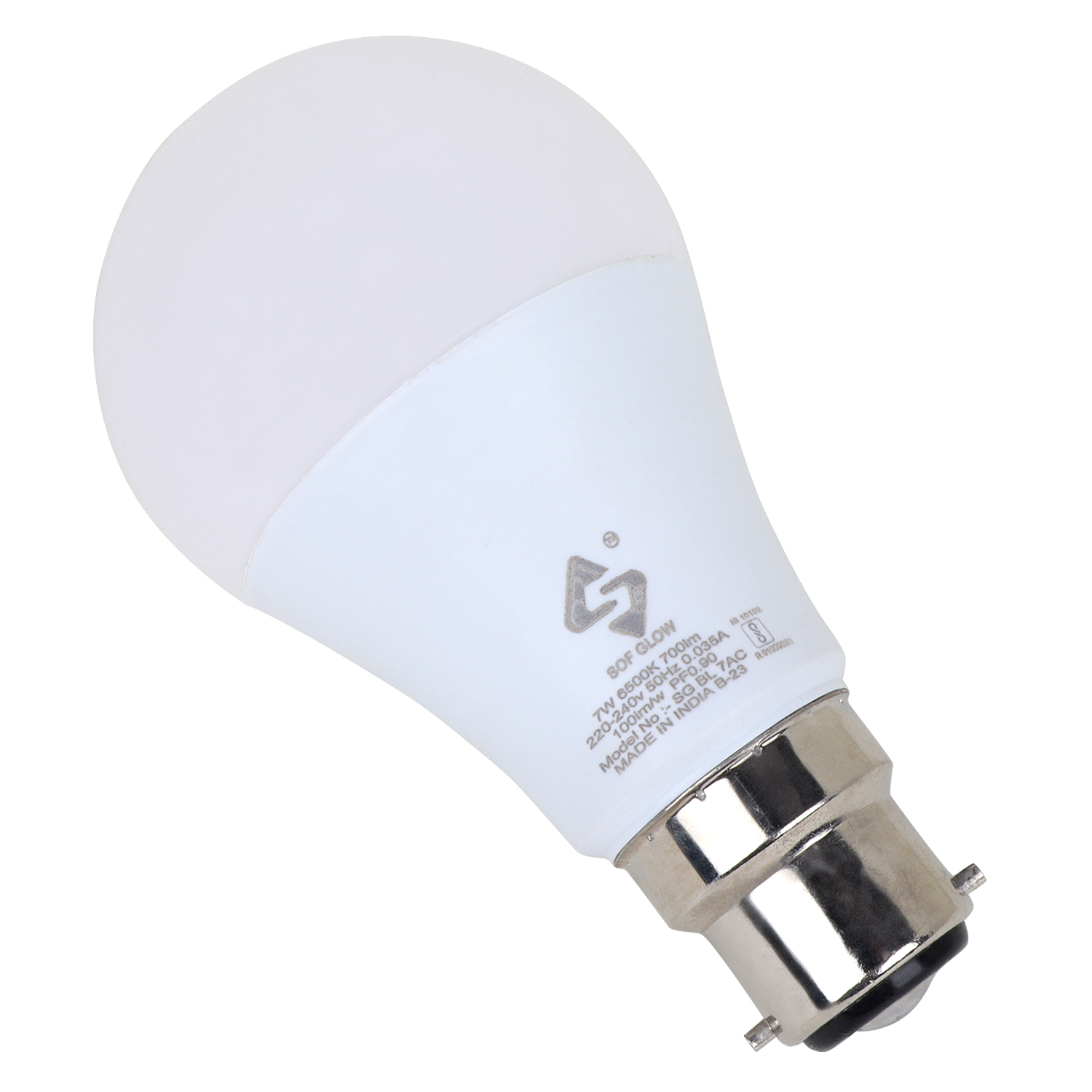 7w Led Dob Bulb A55-16b Hb B-22 Cw