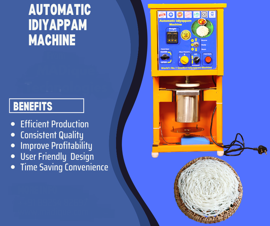 Compact Structure Table Top Idiyappam Machine