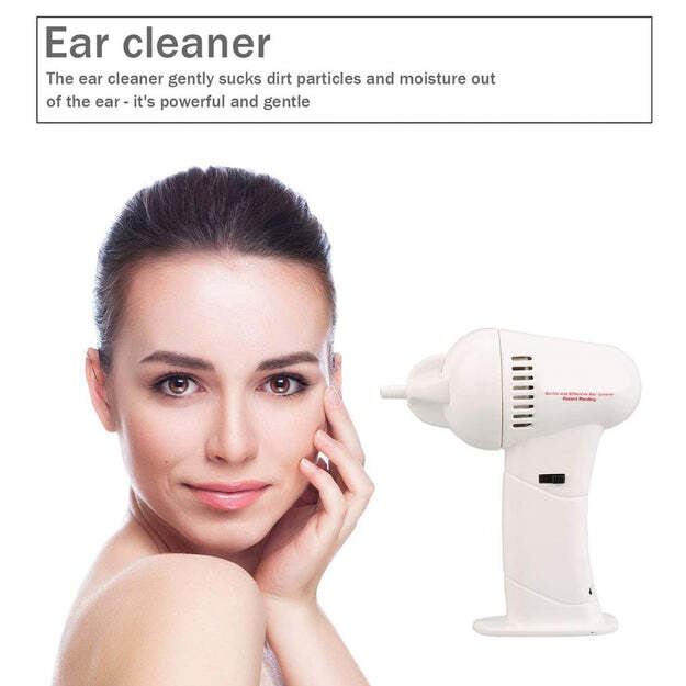 Vacuum Ear Cleaning System Clean Ears Care Removel Tool Earpick Cleaner Vacuum Removal Kit Safe Gentle Hygienic With 8 Silicon Cleaner Clips And Cleaning Brush