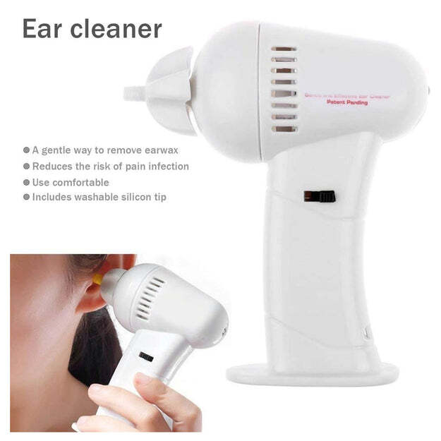 Vacuum Ear Cleaning System Clean Ears Care Removel Tool Earpick Cleaner Vacuum Removal Kit Safe Gentle Hygienic With 8 Silicon Cleaner Clips And Cleaning Brush