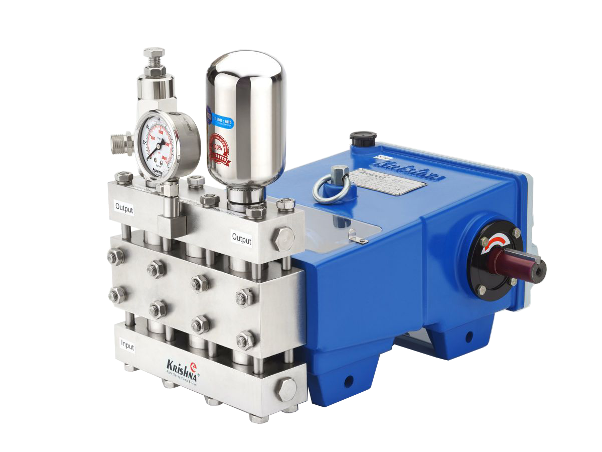 High Pressure Plunger Pump - Material: Stainless Steel