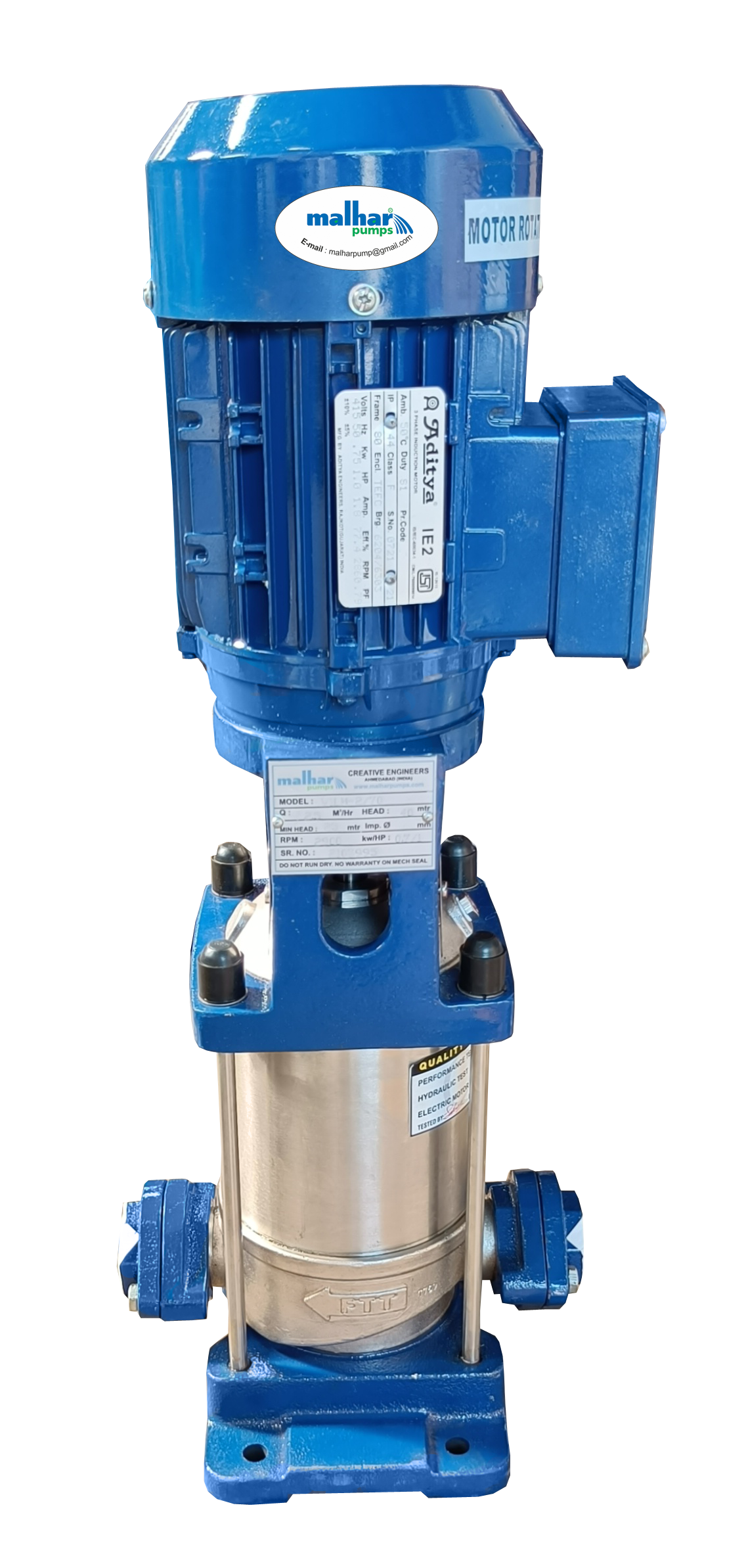Vertical Multistage Inline Pump Application: Sewage