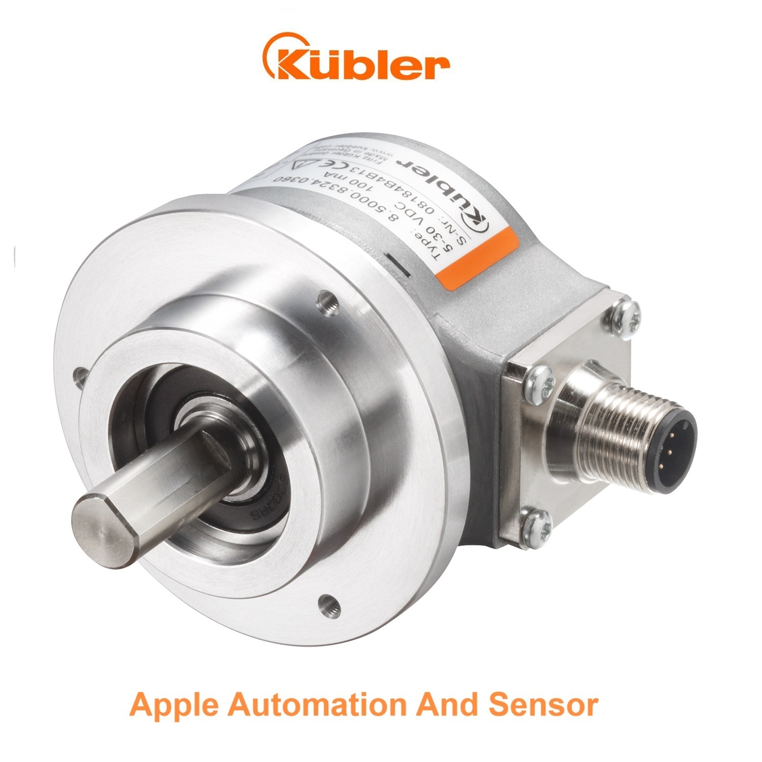 Kubler 8.kih50.835a.5000.0050 Encoder - Hollow Shaft, Pulse Rate 1024 Ppr | Industrial Use, High Accuracy, 1kg Weight, 1 Year Warranty