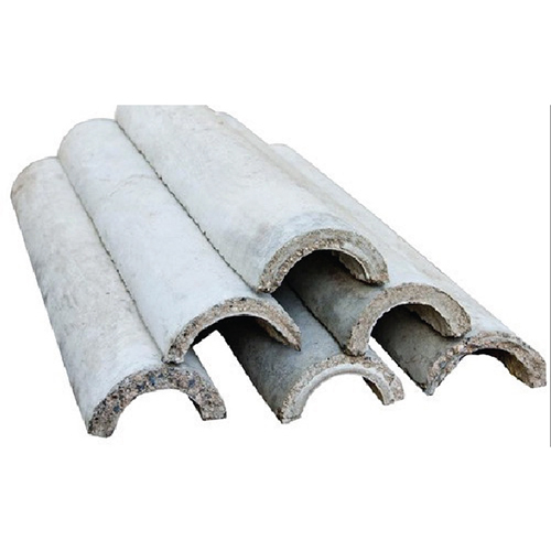 आरसीसी आधी गोल आकार की पाइप