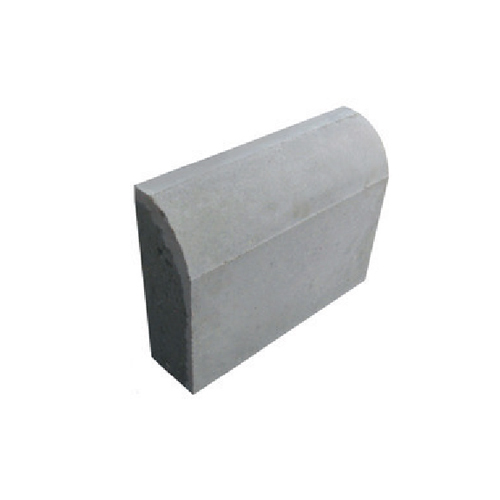 Rcc Kerb Stone - Durable Reinforced Concrete, 6x12 Inches, Gray Finish - Ideal For Landscaping And Roadway Edging