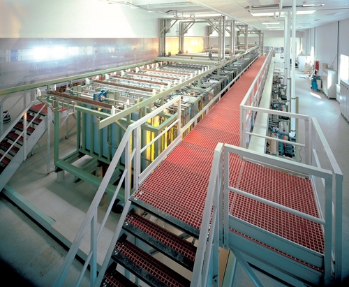 FRP Gratings For Chemical Plant - Fiber Reinforced Plastic, Lightweight , Corrosion & Chemical Resistant, UV & Fire Resistant, Low Maintenance