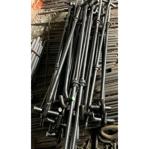 Black Mild Steel Foundation Bolts