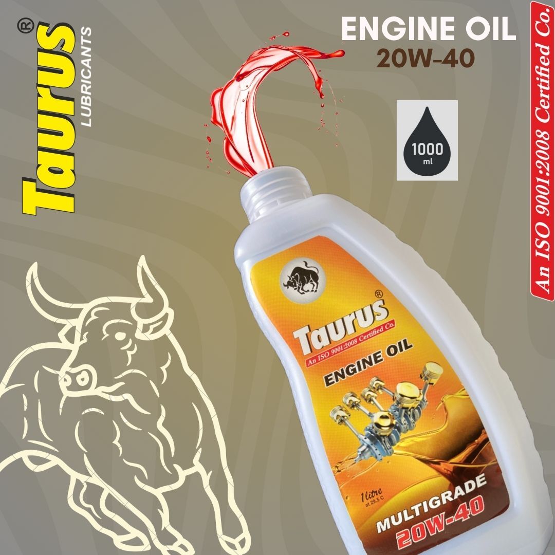 Taurus Lubricants Engine Oil 20w40 - Color: Golden