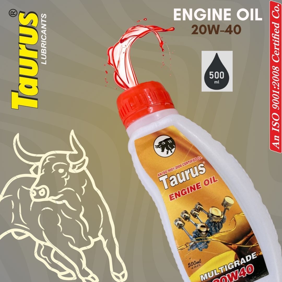Taurus Lubricants Engine Oil 20w40 - Color: Golden