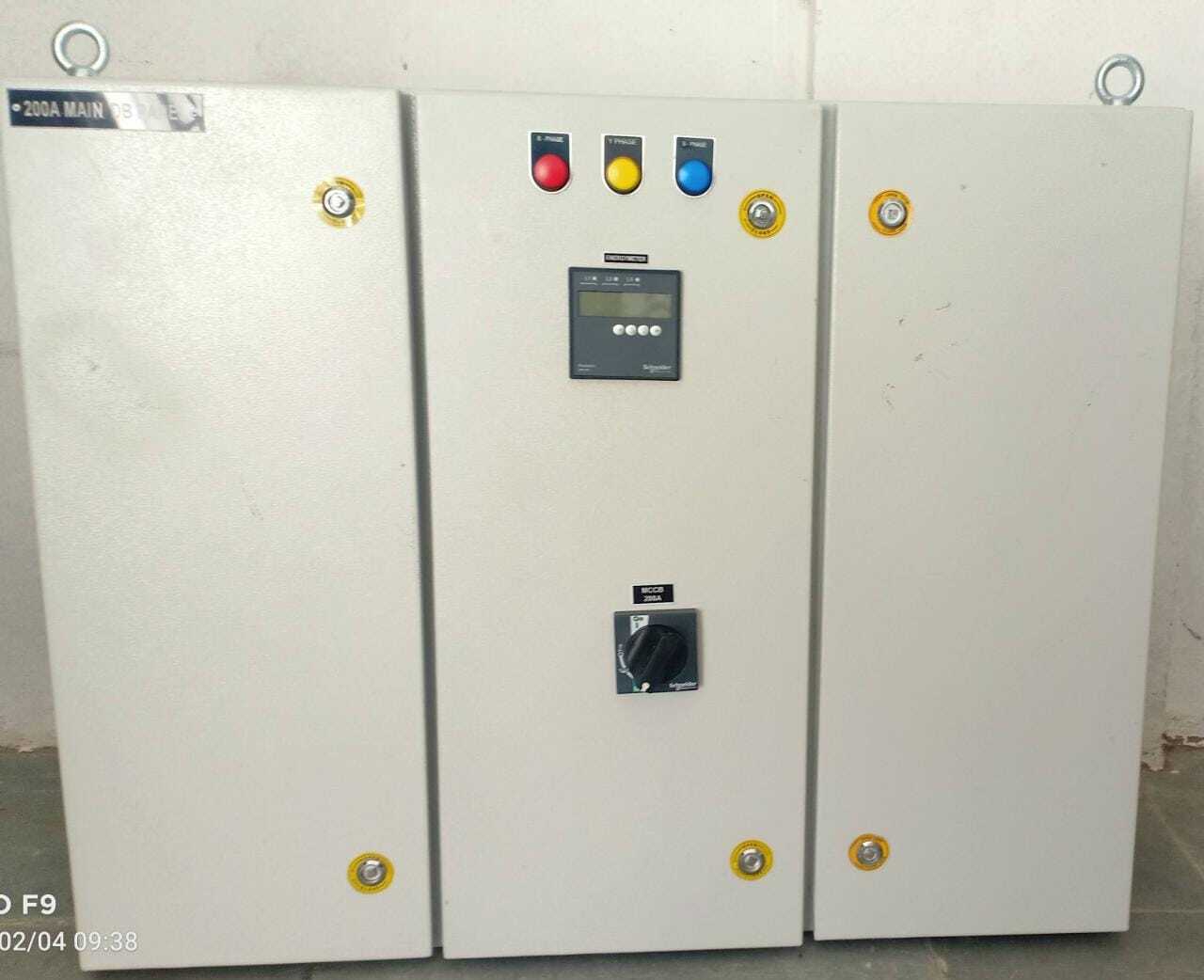 Power Distribution Panel - Metal Base, 2 Mm Thickness | Rated Voltage 230-500v, Painted White Surface, One Year Warranty