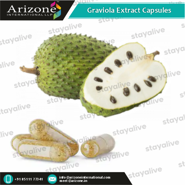 Graviola Extract Capsules - Premium Herbal Supplement With Antioxidant Properties | For Adults, Blood Sugar And Blood Pressure Management, Keep Dry, Cool And Dark