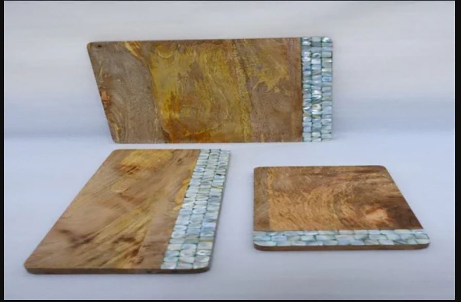 Wood Serving Tray - Acacia/bamboo/olive Wood, 18x12 Inches, Natural Finish, Versatile For Serving Cheeses, Charcuterie, Fruits, Decorative Element For Rustic Elegance