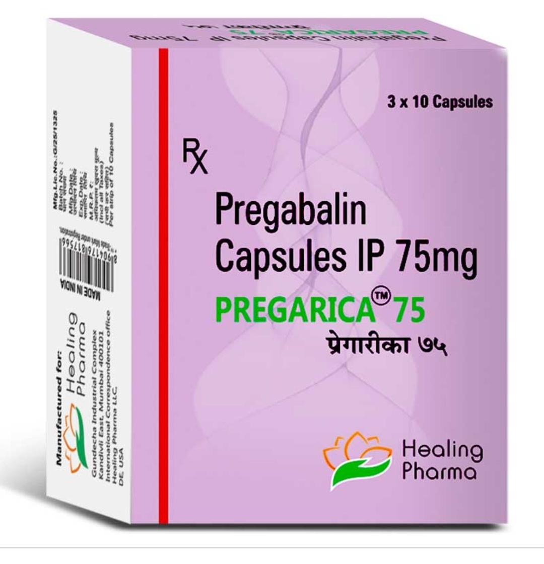Pregarica 75 Mg Ingredients: Pregabalin