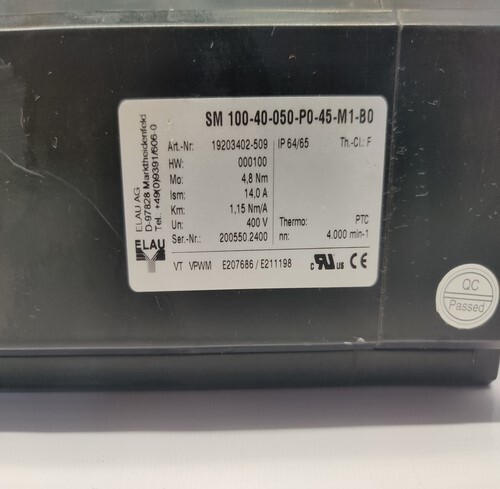 Schneider Sm 100-40-050-p0-45-m1-b0 Servo Motor